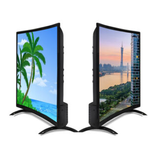 New Curved Smart Led TV 4K UHD LED Television Wifi USB Support VGA Input Source Wide Type Rate Ant Video Fashion Design for living Room Hotel Television Full HD 1080P LED TV 32 40 43 50 55 65 Inches Smart TV inch smart tv 4k ultra hd